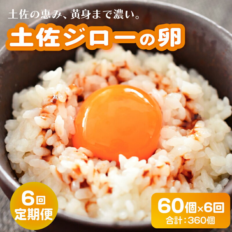 【ふるさと納税】 6回定期便土佐ジローの卵 60個入り 産地直送 国産 たまごのおくだ 卵 タマゴ 鶏卵 たまごかけごはん TKG オムレツ 卵かけご飯 たまご焼き おいしい おすすめ 高知県 南国市