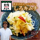 【ふるさと納税】 土佐キムチ しろ 250g×2パック 無添加 自然派 パリパリ キムチ 漬物 発酵 白菜 キムチ 手作り てづくり 韓国 高知県 南国市