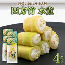 【ふるさと納税】 四方竹 水煮 100g×4パック シャキシャキ 食感 珍味 季節 特産 珍しい 柔らか 筍 タケノコ 竹の子 煮物 おでん サラダ 和え物 天ぷら キンピラ お寿司 高知県 南国市