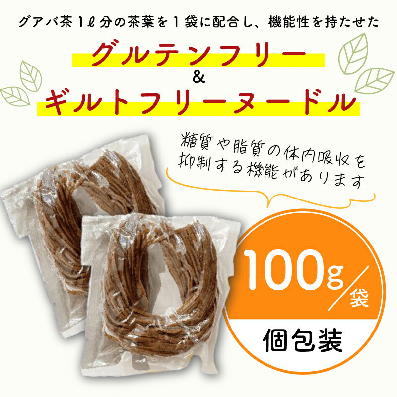【ふるさと納税】 有機 グアバ 農園 グルテンフリー 玄米 パスタ 麺 100g 9袋 セット グルテン フリー ダイエット 健康 食品 健康 メン 人気 おすすめ 高知県 南国市