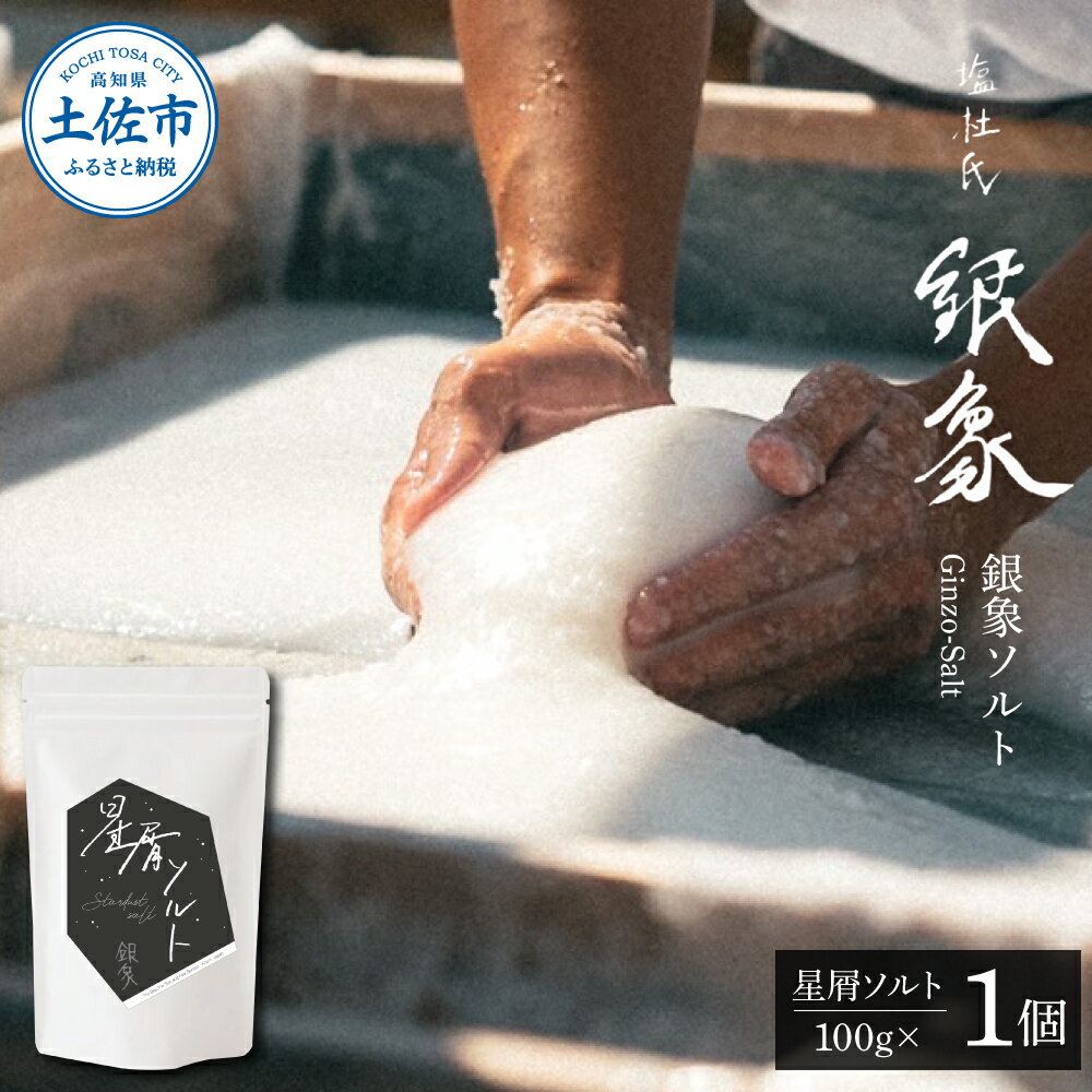 24位! 口コミ数「0件」評価「0」銀象ソルト Ginzo-Salt 星屑ソルト 100g 塩 しお 調味料 天日塩 完全天日塩 国産 高知県産 ソルト ミネラル 健康 料理 ･･･ 