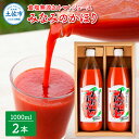 13位! 口コミ数「0件」評価「0」みなみのかほり【食塩無添加】1000ml×2本セット 池トマト 1本にトマト約15個分使用 トマトジュース トマト 100％ジュース ドリン･･･ 