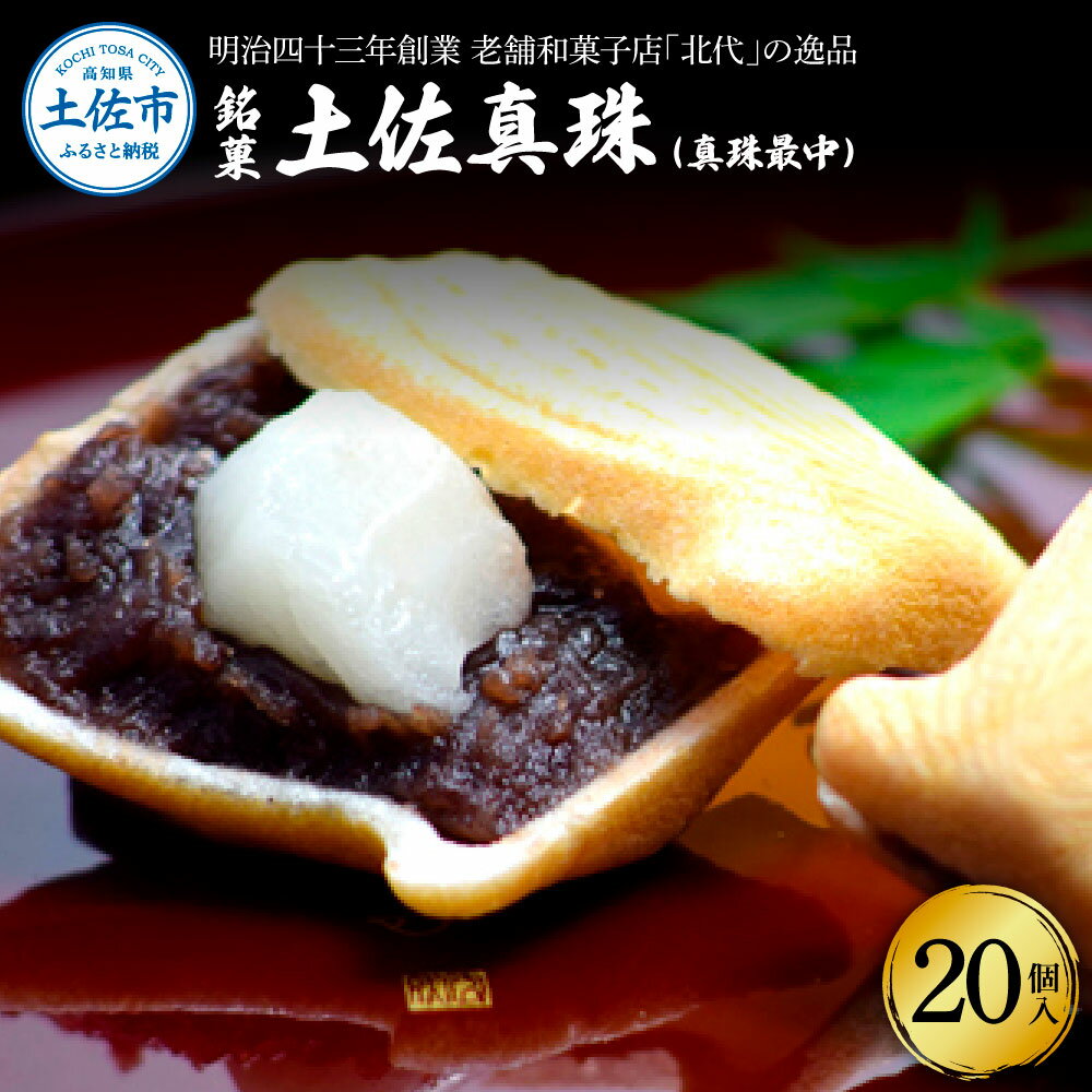 【ふるさと納税】銘菓 土佐真珠(真珠最中) 20個入り もなか モナカ 最中 和菓子 菓子 おかし あんこ 餡 餅入り 高知県産 お取り寄せ お取り寄せグルメ ...