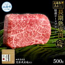 【ふるさと納税】土佐和牛 特選ロースブロック500g 田野屋銀象完全天日塩1P付き 長期熟成肉 田野屋銀象 完全天日塩付き ロース 牛肉 ブロック 肉 お肉 和...