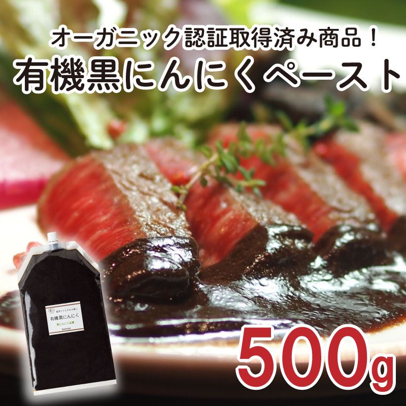にんにくペースト 500g 1 パック 有機野菜 有機栽培 健康食品 高知県産 須崎市