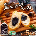 【ふるさと納税】1Kg‐5Kg 有機 黒ニンニク にんにく ペースト 大容量 健康食品 有機栽培 発酵食品 熟成 無農薬 ソース ジャム チャーハン 旨味 健康...