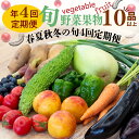 【ふるさと納税】 【 定期便 4回 】 野菜 ・ 果物 10 ~ 13 種類 セット | お楽しみ やさい フルーツ セット 旬 新鮮 農家 直送 詰め合わせ ...