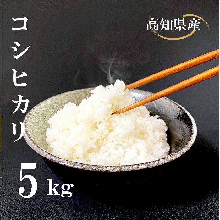 13位! 口コミ数「0件」評価「0」 米 コシヒカリ 5kg 白米 ごはん お米 産地直送 食味鑑定士 厳選 高知県産 須崎市 NPO012