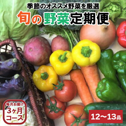 定期便 年 3回 旬 野菜 詰め合わせ セット 12~13品目程度 やさい 3ヶ月 毎月 届く 送料無料 AWA1000人気 ランキング 食品 お楽しみ バラエティ おすすめ 健康