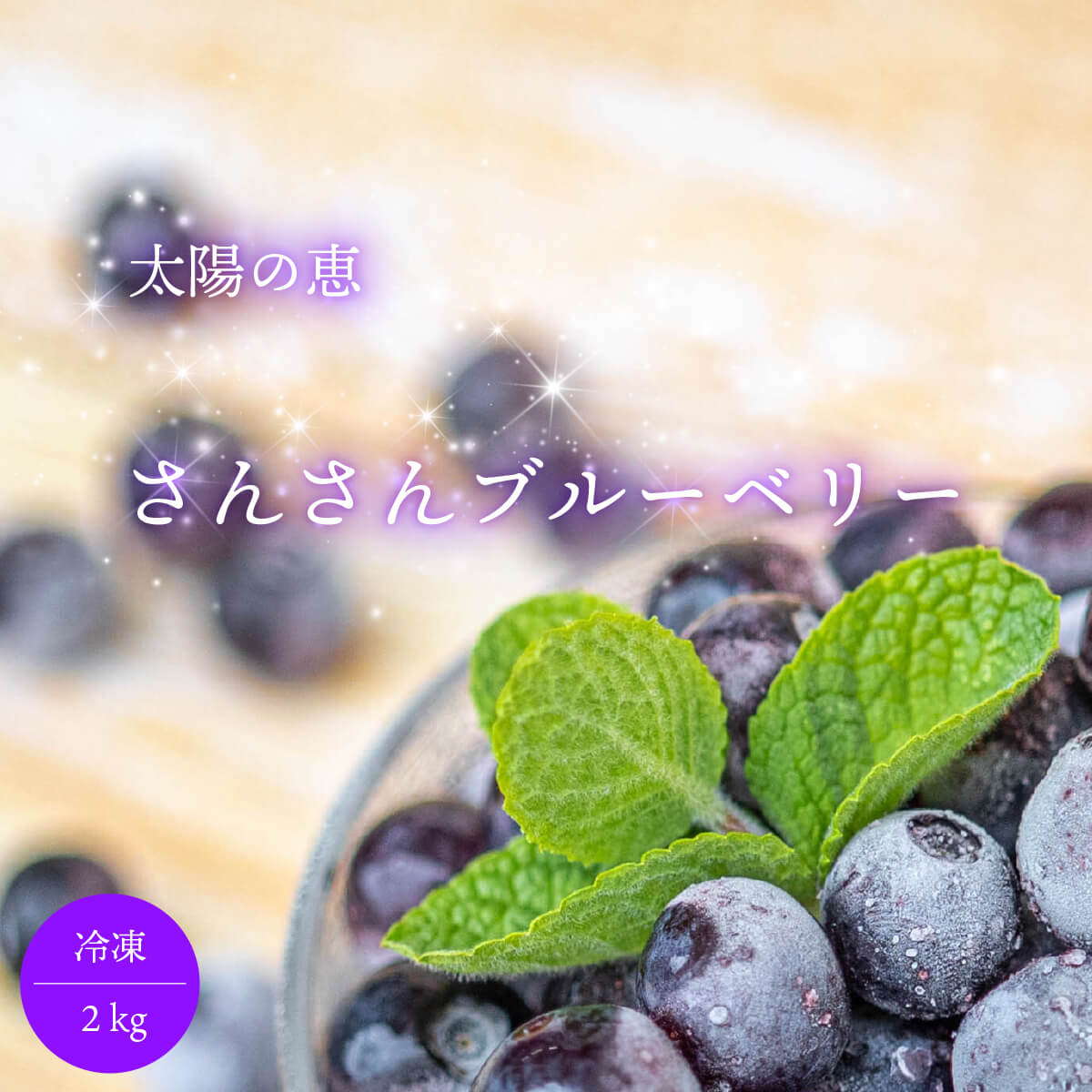 ブルーベリー 2kg 冷凍 健康 食品 500g × 4袋 高知県 須崎市