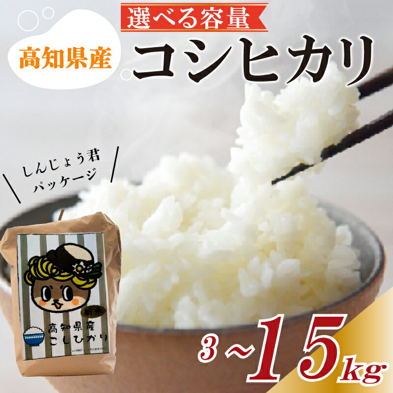 【ふるさと納税】 数量限定 新米 コシヒカリ 5kg 令和6年 白米 精米 米 こしひかり ブランド米 国産 高知県 須崎 しんじょう君 産地直送のサムネイル