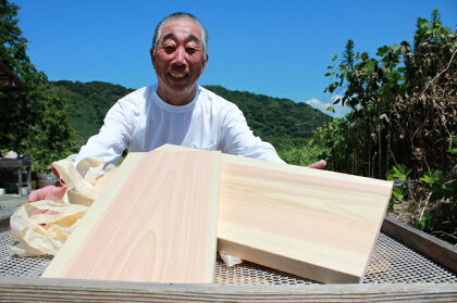 四万十ひのきのまな板（小）