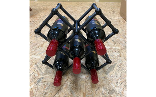 【ふるさと納税】COBA 37.CUBEワインラック5本のサムネイル