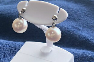 あこや本真珠のブラピアス(8mm珠・ホワイトピンクカラー)パール ネックレス ジュエリー 冠婚葬祭 入学式 6月誕生石 宝石[R00719]