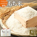 【ふるさと納税】令和5年産 もち米6kg（精米3kg×2袋）ヒメノモチ もち米 モチ米 おもち 餅 おはぎ 赤飯 魚飯 ご飯 おこわ お米 米 精米済み 高知県産 美味しい ふるさとのうぜい 故郷納税 返礼品 高知 土佐清水市 【R00424】