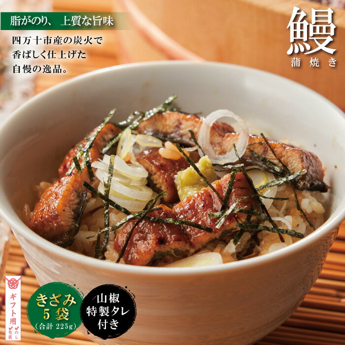 【ふるさと納税】【ギフト用（包装・のし対応）】23-303G．＜四万十食品＞うなぎ蒲焼きざみ10袋(合計450g)／K10 鰻 ウナギ うなぎ おかず ひつまぶし 国産鰻 蒲焼 うなぎ蒲焼 ウナギ蒲焼 国産 高知 高知県 四万十 四万十市 のし ギフト 贈答 お中元 残暑見舞い 暑中見舞い