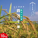 【ふるさと納税】23-945．【令和5年産】四万十産 四万十米（コシヒカリ）10kg（5kg×2袋） 国産 限定 予約 先行 こしひかり コシヒカリ 5kg 10kg 令和5年 2023年 精米 白米 米 おこめ こめ コメ ご飯 ごはん 四国 高知 四万十 しまんと お取り寄せ 送料無料