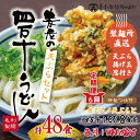 【ふるさと納税】R6-218.【6回定期便】麦屋のお店の天ぷらがご自宅で楽しめる♪麦屋の四万十うどんと天ぷらセット(合計48食) つゆ ネギ 天ぷら 付き 国産 小麦 麦屋 専門店 うどん 冷凍 もちもち モチモチ グルメ 四万十 お取り寄せ 送料無料