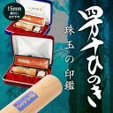 【ふるさと納税】19-170.四万十ヒノキ印鑑セット 実印に