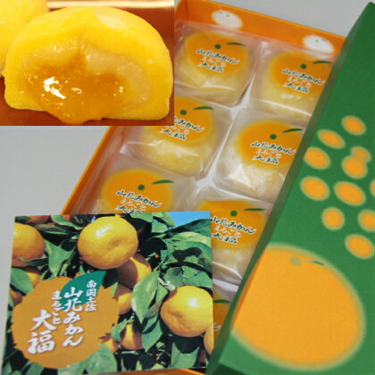 みかんと白あんのハーモニー 山北みかんまるごと大福1箱【送料無料】
