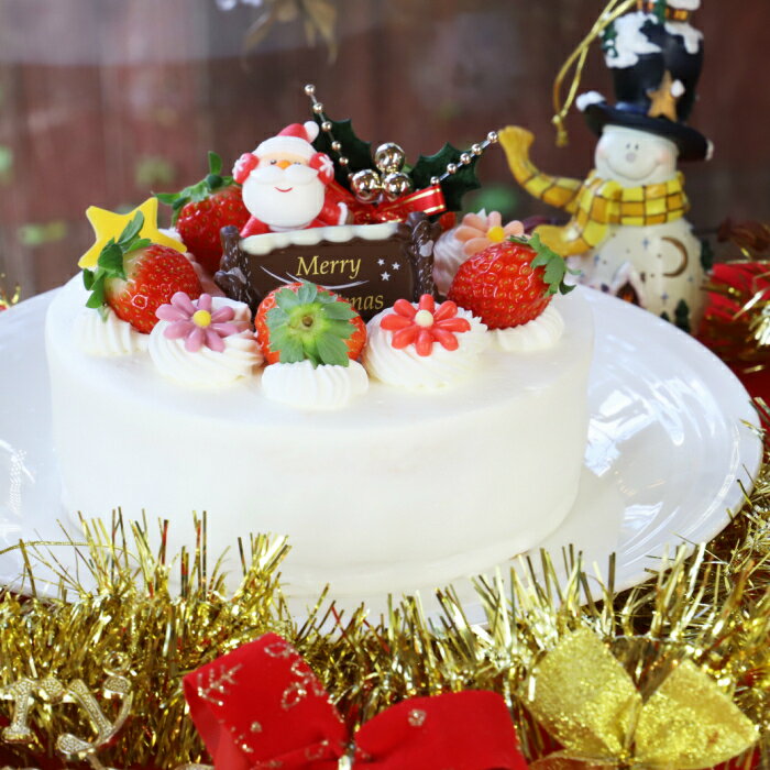 【ふるさと納税】【クリスマス限定】【数量限定】苺屋 クリスマスケーキ 生クリーム 5号 - 送料無料 スイーツ おやつ 家族で のし対応不可 高知県 香南市 2B-323【冷凍】