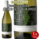 【ふるさと納税】高知県産ワイン tosa cavatina 山北シャルドネ2022 (750ml×1本) - 白 ワイン 辛口 お酒 さけ アルコール ボトル 瓶 おしゃれ プレゼント ギフト 贈り物 お祝い 御祝 内祝い 送料無料 高知県 香南市【冷蔵】 iw-0004