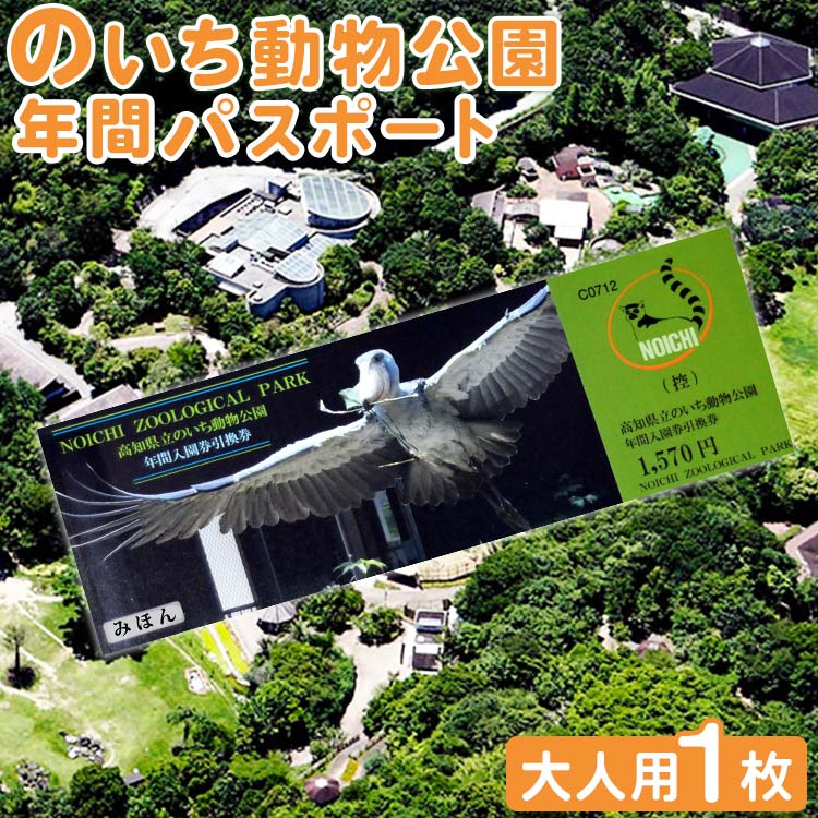 のいち動物公園の年間パスポート - 送料無料 大人用 1枚 1人 動物園 入場券 チケット 自然好き ギフト贈答用 贈り物 プレゼント 動物大好き 観光 遊び あそび いやし 癒しスポット 動物園好き 高知県 香南市【常温】ni-0003