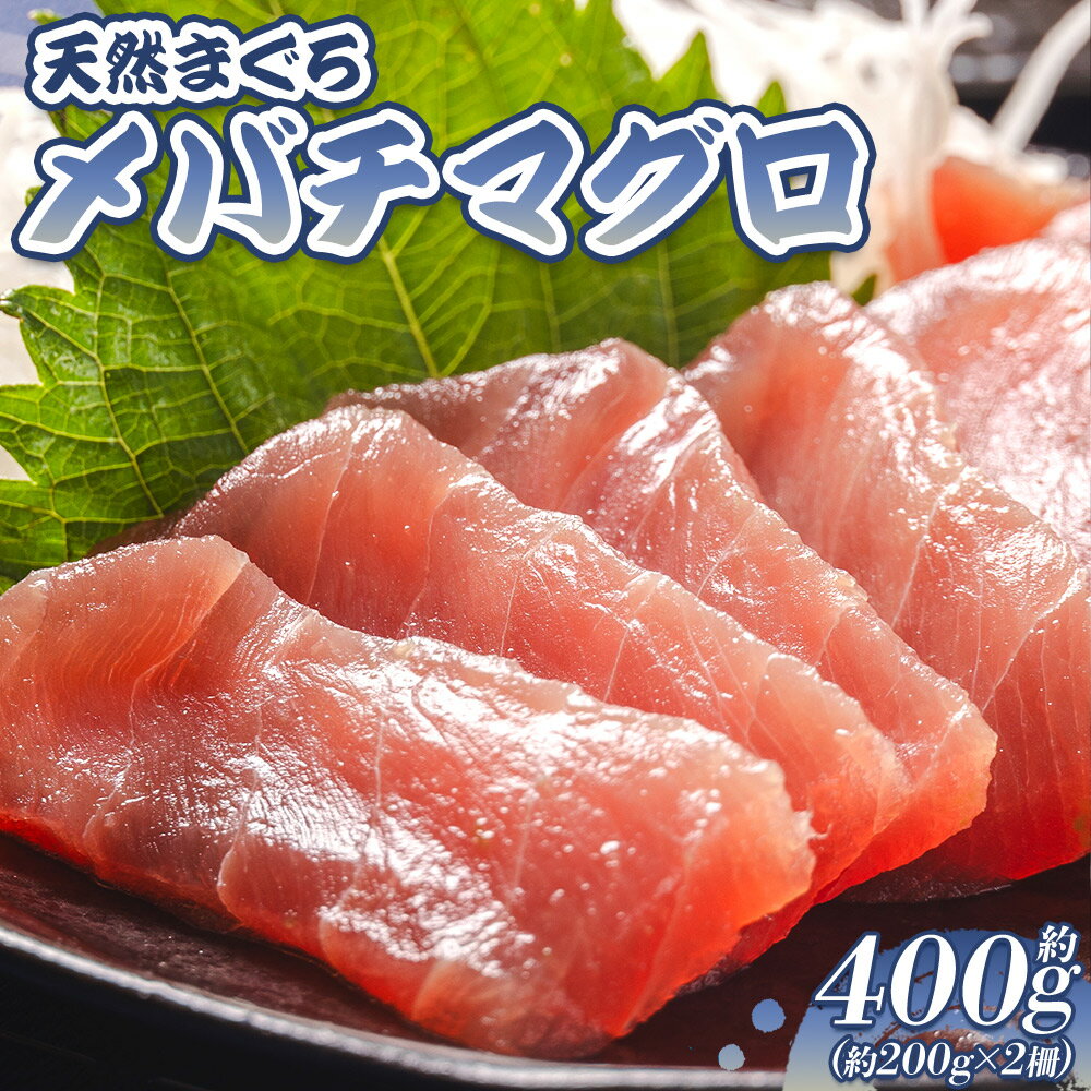 天然マグロ メバチマグロ 計約400g(約200g×2柵) - 鮪 まぐろ 赤身 寿司 刺身 海鮮丼 漬け丼 アボカドサラダ おつまみ 海の幸 高知県 香南市 [冷凍]oo-0003