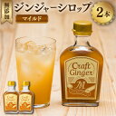 【ふるさと納税】【無添加】ジンジャーシロップ<マイルド>Craft Ginger M 200ml×2本 生姜 ショウガ しょうが ジンジャー シロップ お取り寄...