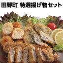 【ふるさと納税】四国一小さなまちの料理屋富士の揚げ物セット 