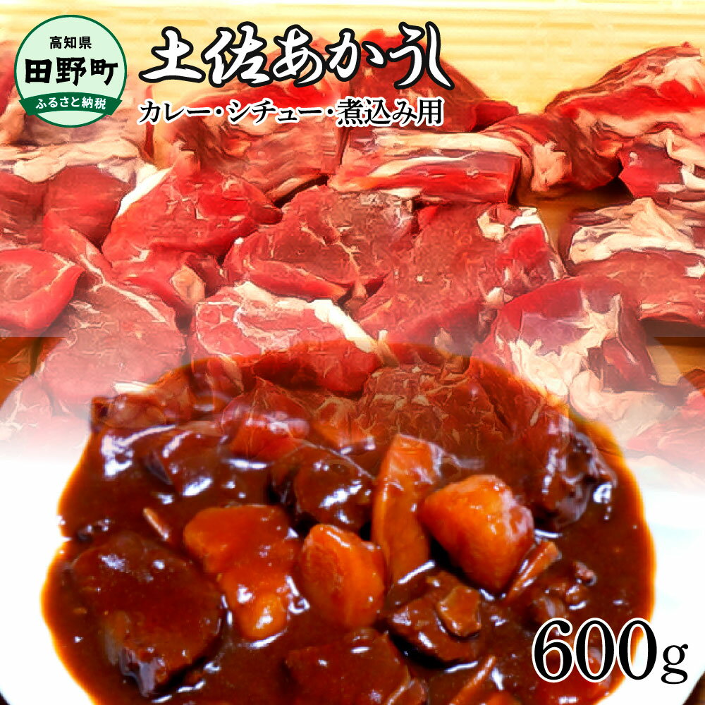 「土佐あかうし」カレー・シチュー・煮込み用600g ブランド牛 和牛 ステーキ 焼肉 肉 にく 肉料理 煮込み カレー シチュー おかず 肉汁 贅沢 ご褒美 冷凍配送 国産 褐毛和種高知系 高知県産 高知 土佐 返礼品 故郷納税 ふるさとのうぜい 田野町