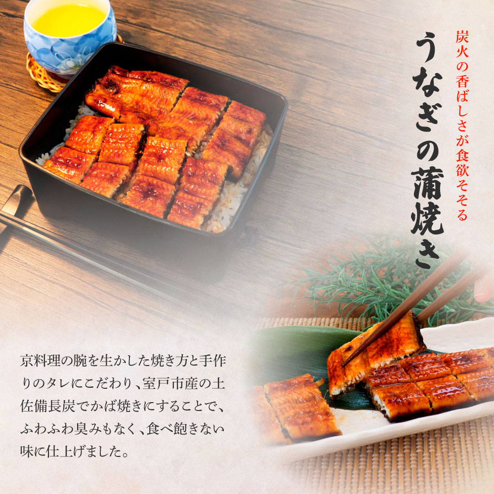 【ふるさと納税】田野町産うなぎの蒲焼き(大)+うなぎの白焼き(大)各1～3尾 定期便 2~12ヶ月 定期コース 1尾あたり120～150g タレ・山椒付 うなぎ 鰻 ウナギ 蒲焼き かば焼き 白焼 国産 お取り寄せ 冷凍配送 送料無料 高知県 ふるさとのうぜい 故郷納税 返礼品 30000円から f393037-tano-10000638 高知県田野町 サンプル画像3