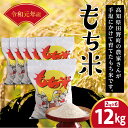 【ふるさと納税】≪予約受付中≫令和元年産 もち米 12Kg ...