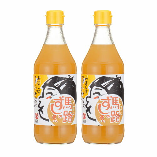 【ふるさと納税】『調味料』ゆず寿司酢「馬路ずしの素」500ml×2本 高知県 馬路村 [484]