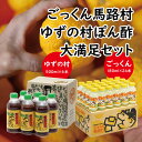 【ふるさと納税】【ごっくん馬路村・ゆずの村ぽん酢】大満足セット 調味料 フルーツジュース ゆず 柚子 ...