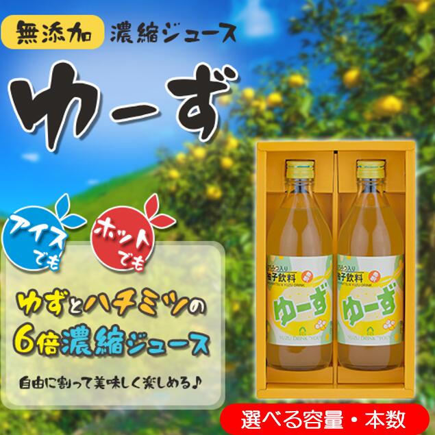 【ふるさと納税】 ジュース 6倍希釈飲料ゆーず はちみつ 濃