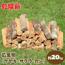 【ふるさと納税】乾燥薪（ 広葉樹 ） 20kg　キャンプ ア