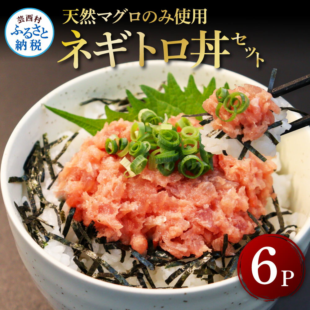 【ふるさと納税】天然マグロのねぎとろ丼セット 65g×6パック 高知県 返礼品 7000円 海鮮 天然 まぐろ ...