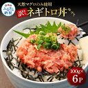 【ふるさと納税】訳あり 天然マグロのタタキ丼セット (100