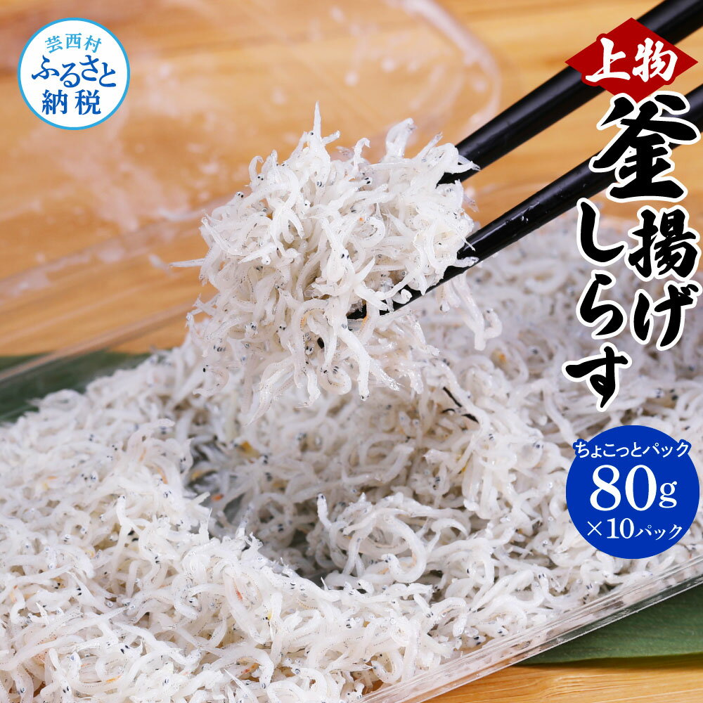 しらす 800g 釜揚げシラス 80g×10個 高知県産 釜揚げしらす 個包装 パック 小分け ご飯のお供 ごはんのお供 シラス しらす 国産 釜揚げ 新鮮 しらす丼 冷凍配送 おにぎり おつまみ 減塩 塩分 控えめ おかず しらすピザ 上物 便利 返礼品 11000円 じゃこ