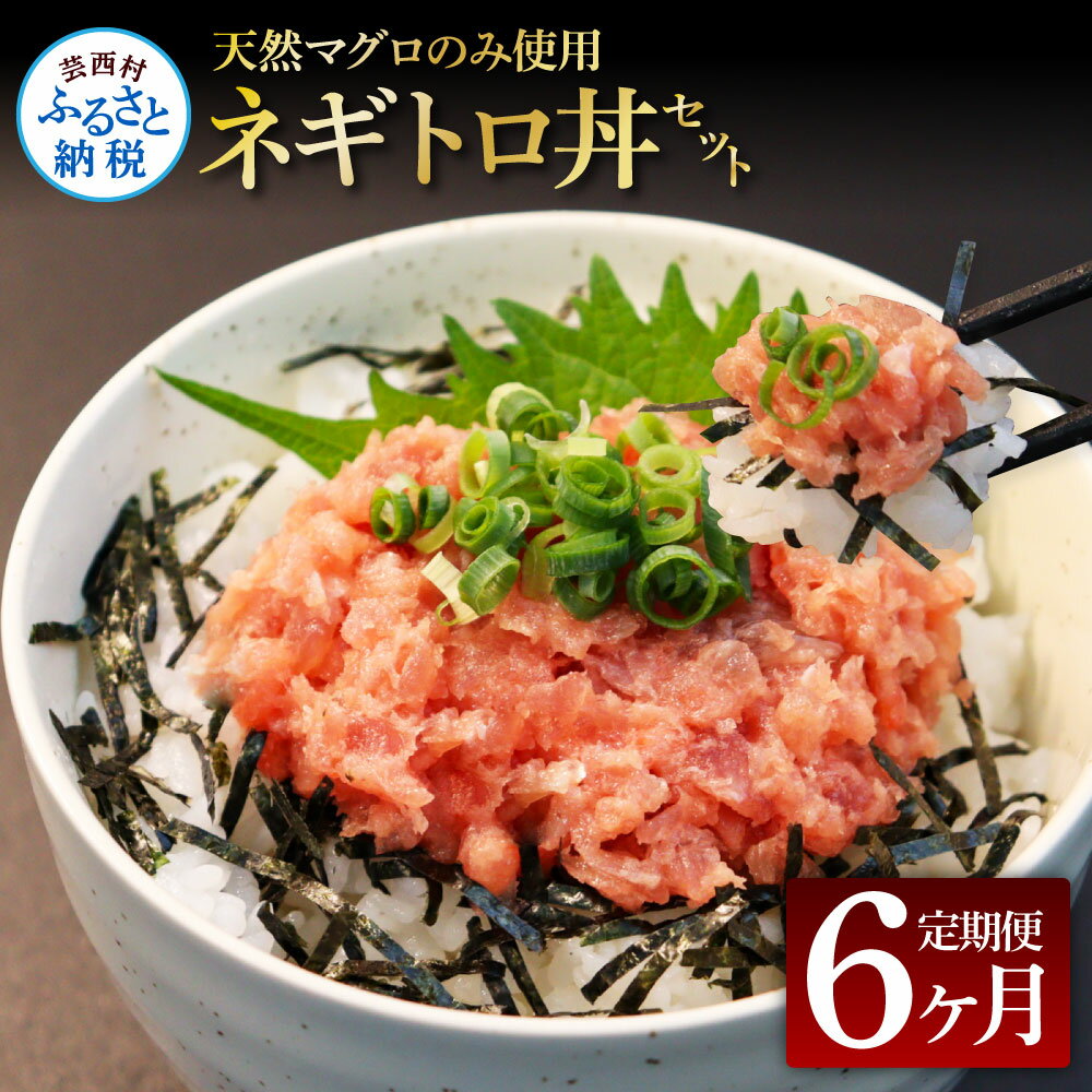 [6ヶ月定期便]天然マグロのタタキ丼セット 65g×6P 6ヶ月 定期コース 定期 高知県 返礼品 42000円 海鮮 天然 まぐろ 鮪 ネギトロ丼 まぐろたたき 海鮮丼 お寿司 軍艦巻 手巻寿司 おかず 使いやすい 便利 かんたん 個食 冷凍配送 小分け お手軽 故郷納税