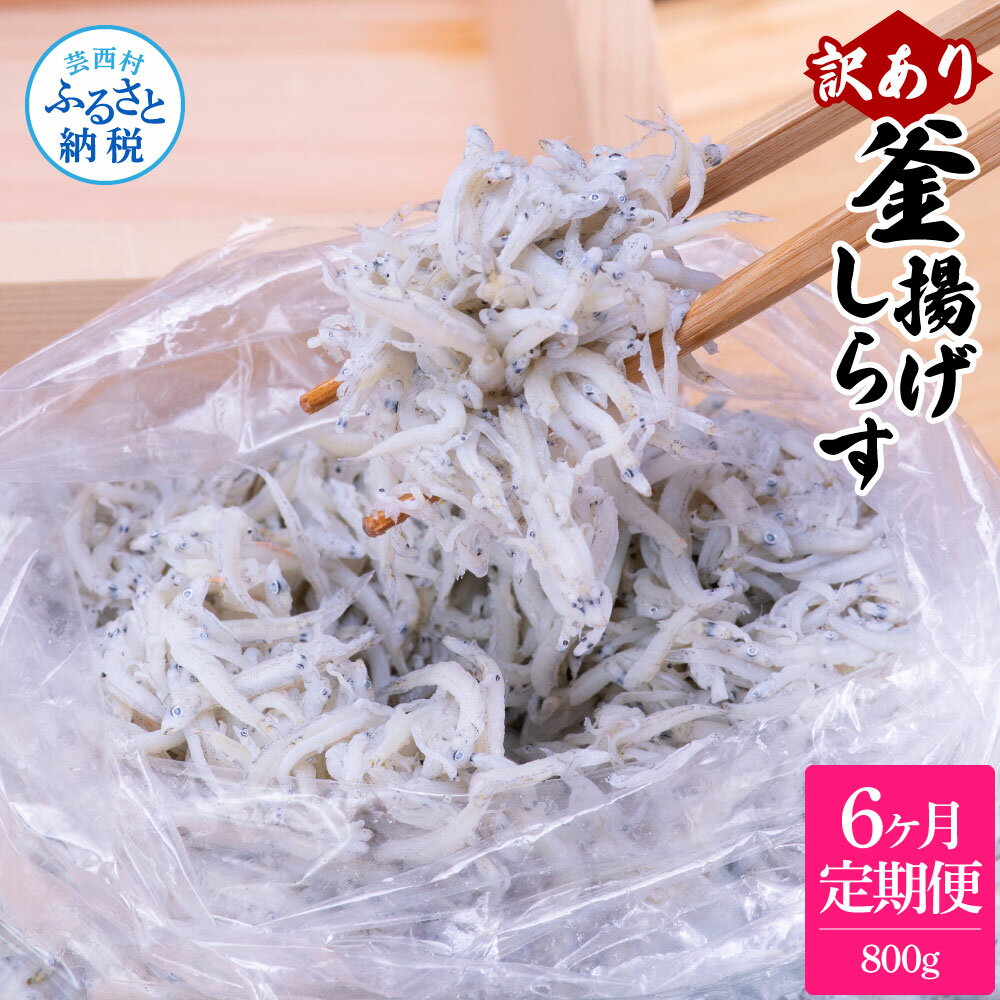 定期便 しらす 800g 訳あり 釜揚げしらす 800g×6回定期便 高知県産 釜揚げシラス 簡易梱包 ご飯のお供 離乳食 訳アリ わけあり 不揃い シラス 国産 釜揚げ 新鮮 しらす丼 冷凍配送 おかず 返礼品 42000円 じゃこ 定期コース 6ヶ月 [6ヶ月定期便]