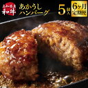 【ふるさと納税】創業50年老舗レストランの幻の和牛あかうしハンバーグ130g×5ケ 6ヶ月定期便 土佐あかうし 美鮮豚 牛肉 高級 ハンバーグ 冷凍 美味しい ...