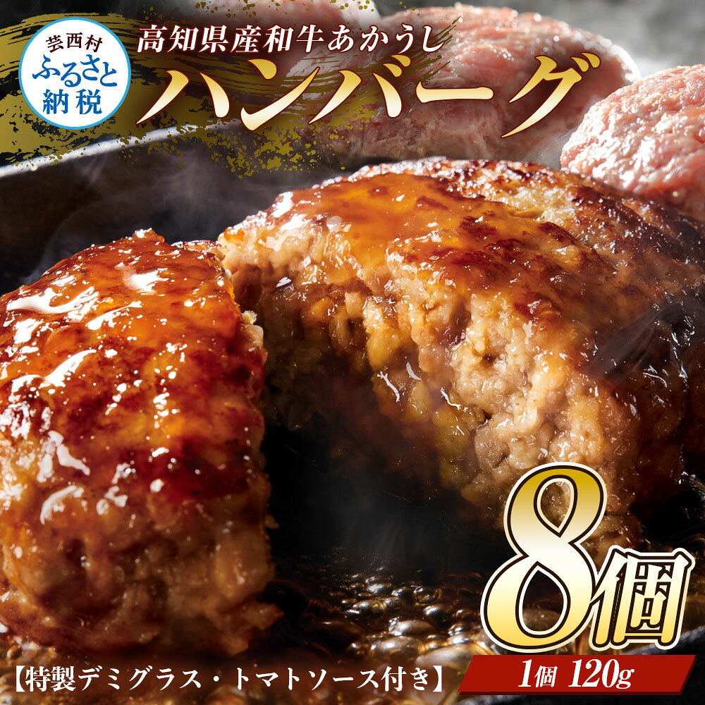 人気惣菜 数量限定 牛肉 豚肉 創業50年老舗レストランの幻の和牛あかうしハンバーグ120g×8ケ 特製ソース2種4袋付 セット 焼くだけ溢れる肉汁 土佐あか牛 冷凍 食品 小分け 個包装 無添加 10000円以上 人気 おすすめ 父の日 赤身 ギフト