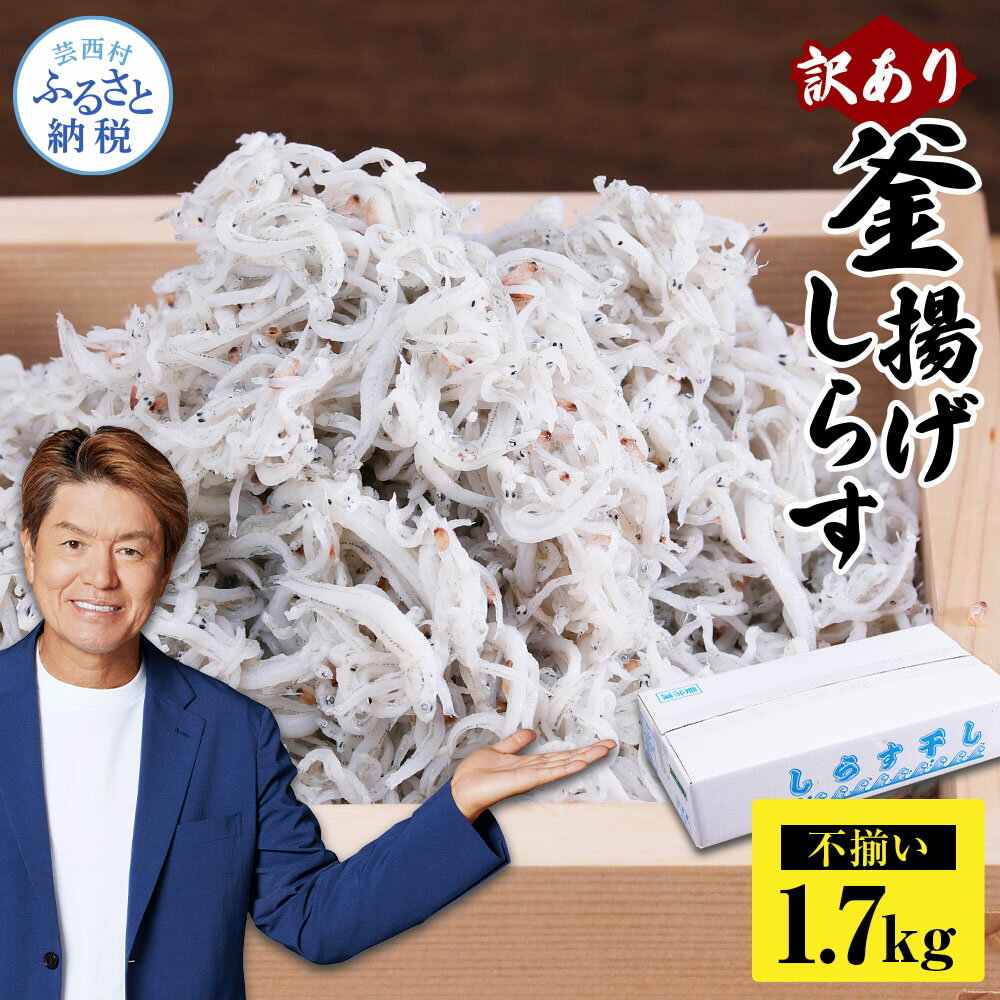 【ふるさと納税】しらす 1.7kg 訳あり 釜揚げしらす しらす干し 高知県産 ちりめんじゃこ 簡易梱包 ご飯のお供 ごはんのお供 離乳食 子供用 食べ物 お試し 訳アリ 大容量 わけあり 不揃い シラス 国産 釜揚げ 新鮮 鮮度 しらす丼 冷凍配送 ふりかけ 減塩 おかず 12000円のサムネイル