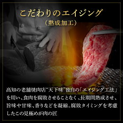 【ふるさと納税】天下味 長期熟成肉 エイジングビーフ 黒毛和牛 ヒレ ステーキ 肉 フィレ 300g×2 合計600g 国産 牛肉 A5ランク 人気 老舗焼肉店 冷凍 新鮮 真空パック 美味しい おかず 贅沢 お祝い 高知 芸西村 返礼品 故郷納税 贈り物 贈答 お取り寄せ 高級 ギフト 70000円･･･ 画像2