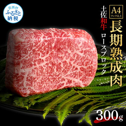 天下味 エイジング工法 熟成肉 土佐和牛 特選ロースブロック 300g エイジングビーフ ロース 牛 ブロック 国産 肉 牛肉 和牛 人気 老舗焼肉店 冷凍 食品 新鮮 真空パック 高級 お祝い 高知 高知県 芸西村 故郷納税 19000円 返礼品 贈り物 贈答 ギフト