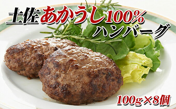 【ふるさと納税】土佐あかうし　ハンバーグ　霜降り 高知 和牛 ブランド牛 希少　【牛肉・お肉・ハンバーグ・霜降り・ブランド牛】