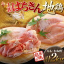 【ふるさと納税】土佐はちきん地鶏 もも肉1kg+むね肉1kgセット 地鶏 モモ肉 ムネ肉 胸肉 鶏肉 とり肉 とりにく 肉 高知県 大川村 F6R-034