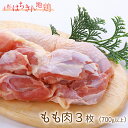 【ふるさと納税】地鶏 土佐はちきん地鶏もも肉 3枚 700g
